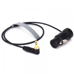 3.5mm TRS to Short XLR 3 pin female Audio Cable for RED KOMODO，Red epic
