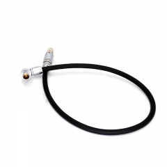 20/40/60/80cm Straight to Right angle ARRI RED RS 3 pin to 0B2 pin power cable for SmallHD Cine 7 701 702 703