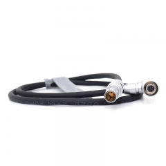 40/60/80cm straight-right angle head ARRI camera0B 2 pin for PORTKEYS LH5H LH5P II monitor5 pin female power cable