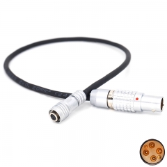 40/60/80cm straight head DJI Ronin2 1B6 to Portkeys 4 pin power cable for BM5/HH7 SDI Monitor