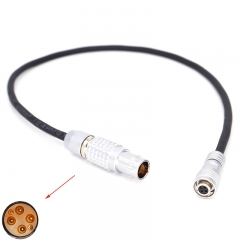 40/60/80cm straight head DJI Ronin2 1B6 to Portkeys 4 pin power cable for BM5/HH7 SDI Monitor