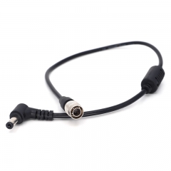 40/60/80cm straight head Hirose Hirose4 pin to DC2.5 power cable monitor&EVF Viewfinder power cable