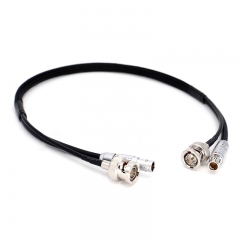 40/60/80cm straight- straight head/Straight to right angle head ARRI RED RS3 pin to 0B2 pin power cable+SDI cable for SmallHD Cine 7 701 702 703