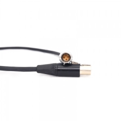 60/80/100cm DJI Ronin 2 Right angle 6 pin to TA4F for TVLOGIC 058/056/055 monitor power cable