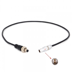 40/60/80cm ARRI camera 0B 2 pin 12V to DC 5.5x2.5mm with Locking ATOMOS monitor straight power cable