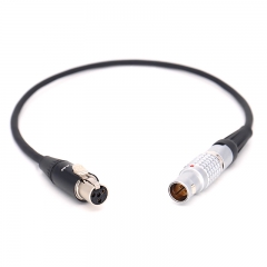 60/80/100cm DJI Ronin 2 Right angle 6 pin to TA4F for TVLOGIC 058/056/055 monitor power cable