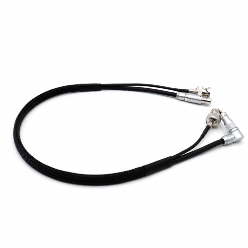 40/60/80cm straight- straight head/Straight to right angle head ARRI RED RS3 pin to 0B2 pin power cable+SDI cable for SmallHD Cine 7 701 702 703