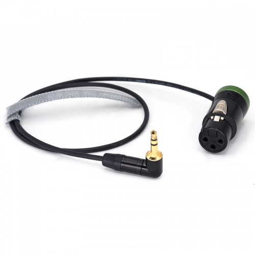 3.5mm TRS to Short XLR 3 pin female Audio Cable for RED KOMODO，Red epic