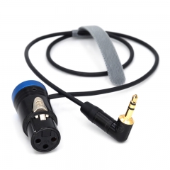 3.5mm TRS to Short XLR 3 pin female Audio Cable for RED KOMODO，Red epic