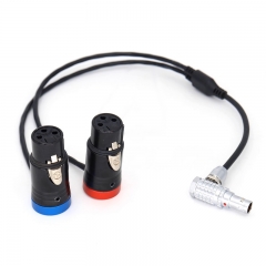 40/60/80cm straight head ARRI Alexa MINI LF/Alexa 35 Dual Channel 0B6 pin to XLR3 pin female Head Audio Cable