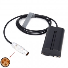 70cm DJI Ronin2 1B6 pin to NP-F550/NP-F570/970 Dummy battery Power Cable