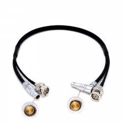 40/60/80cm straight- straight head camera 0B2 pin to 0B2 pin+SDI Cable for Teradek Vaxis Transmitter Power Cable