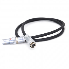 40/60/80cm straight to straight head ARRI camera 0B 2 pin 12V output to BM5/HH7/HS7T/BM7 monitor 4 pin female power cable