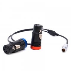 40/60/80cm straight head ARRI Alexa MINI LF/Alexa 35 Dual Channel 0B6 pin to XLR3 pin female Head Audio Cable