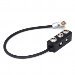 20/40/60cm Sony CineAltaV 2 camera Hirose 4 pin to 3*0B2 pin Power Splitter with 1/4 Screw