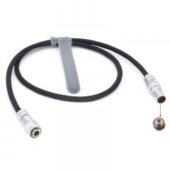 40/60/80cm straight to straight head ARRI camera 0B 2 pin 12V output to BM5/HH7/HS7T/BM7 monitor 4 pin female power cable