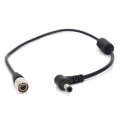 40/60/80cm straight head Hirose Hirose4 pin to DC2.5 power cable monitor&EVF Viewfinder power cable