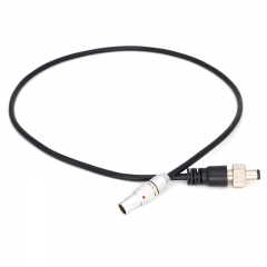 40/60/80cm ARRI camera 0B 2 pin 12V to DC 5.5x2.5mm with Locking ATOMOS monitor straight power cable