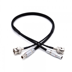 40/60/80cm straight- straight head/Straight to right angle head ARRI RED RS3 pin to 0B2 pin power cable+SDI cable for SmallHD Cine 7 701 702 703