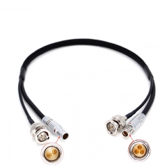 40/60/80cm straight- straight head/Straight to right angle head ARRI RED RS3 pin to 0B2 pin power cable+SDI cable for SmallHD Cine 7 701 702 703