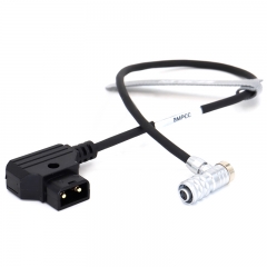 40/60/80cm to 2 pin right angle head to DTAP Head for BMPCC4K/6K camera