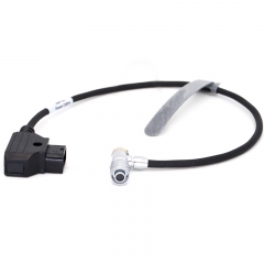 40/60/80cm to 2 pin right angle head to DTAP Head for BMPCC4K/6K camera