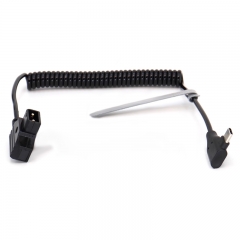 Coiled/Straight Type-C to DTAP power cable for Focus Pro/SDR，Tilta Nucleus N2