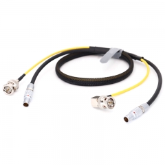60/80/100 cm camera OB 2 pin to 2 pin+SDI Swit Vaxis Teradek wireless transmitter SMALL HD monitor Power Cable