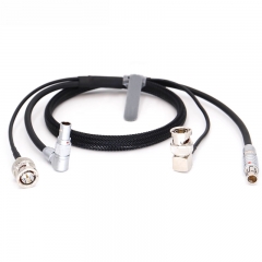60/80/100cm camera RS3 pin to 2 pin+SDI  Swit Vaxis Teradekwireless transmitter SMALLHDmonitor Power Cable