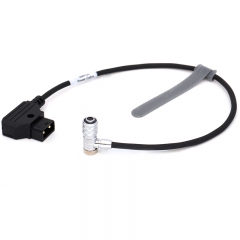 40/60/80cm to 2 pin right angle head to DTAP Head for BMPCC4K/6K camera