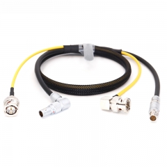60/80/100cm camera RS3 pin to 2 pin+SDI  Swit Vaxis Teradekwireless transmitter SMALLHDmonitor Power Cable