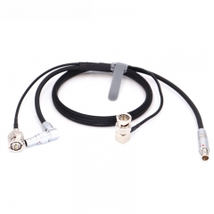 60/80/100cm camera RS3 pin to 2 pin+SDI  Swit Vaxis Teradekwireless transmitter SMALLHDmonitor Power Cable