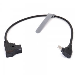 Coiled/Straight Type-C to DTAP power cable for Focus Pro/SDR，Tilta Nucleus N2