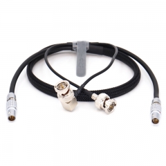 60/80/100 cm camera OB 2 pin to 2 pin+SDI Swit Vaxis Teradek wireless transmitter SMALL HD monitor Power Cable