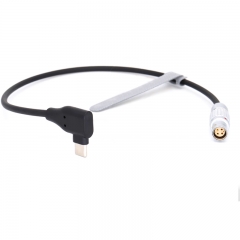 Straight head to right angle head DJI RS3/4 TYPEC C to DJI Transmissionwireless transmitter 6 pin