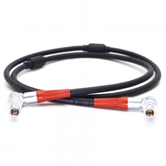 80/120/150cm ARRI WCU4 camera LBUS Port monotor cable Right angle to right angle head LBUS4 pin to LBUS 4 pin right angle head