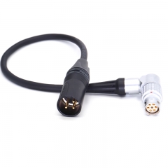40/60/80cm XLR 3 pin to 6 pin female Power Cable for Atomos Neon 17