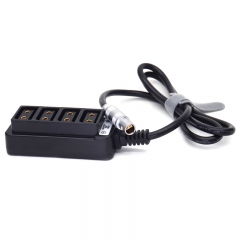 ARRI TRINITY FOCUS OS 4 pin Power Cable to DTAP*4 Splitter Hub