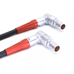 80/120/150cm ARRI WCU4 camera LBUS Port monotor cable Right angle to right angle head LBUS4 pin to LBUS 4 pin right angle head