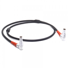 80/120/150cm ARRI WCU4 camera LBUS Port monotor cable Right angle to right angle head LBUS4 pin to LBUS 4 pin right angle head