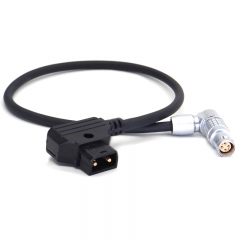 20/40/80cm D-tap to Right Angle Head 6 pin(4+2) Power Cable for DJI Transmission