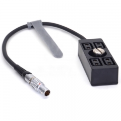 12V 0B2/3/4 pin 4*D-tap Power Splitter Hub with Fixed Screw for Movcam