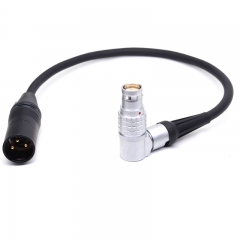 40/60/80cm XLR 3 pin to 6 pin female Power Cable for Atomos Neon 17
