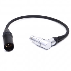 40/60/80cm XLR 3 pin to 6 pin female Power Cable for Atomos Neon 17
