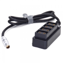 ARRI TRINITY FOCUS OS 4 pin Power Cable to DTAP*4 Splitter Hub