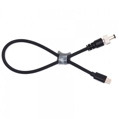 40/60/80cm DJI DJI RS3 4 Type-c Power Cable to DC2.5 with locking for wireless transmitter monitor
