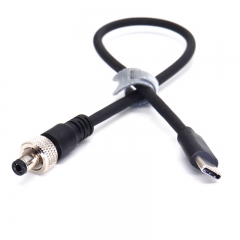 40/60/80cm DJI DJI RS3 4 Type-c Power Cable to DC2.5 with locking for wireless transmitter monitor