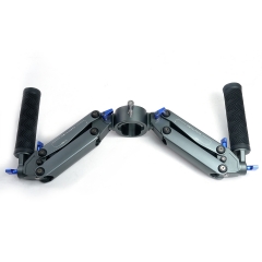 Universal Gimbal Z Axis Spring Dual Handle Grip with Nato Clamp for DJI RS2 RS3 RS3PRO RS4 RS4PRO