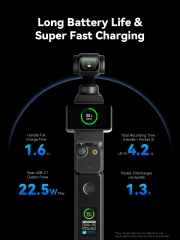 Quick Charging Battery Handle with Color LCD Monitor for DJI OSMO POCKET 3