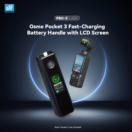 Quick Charging Battery Handle with Color LCD Monitor for DJI OSMO POCKET 3